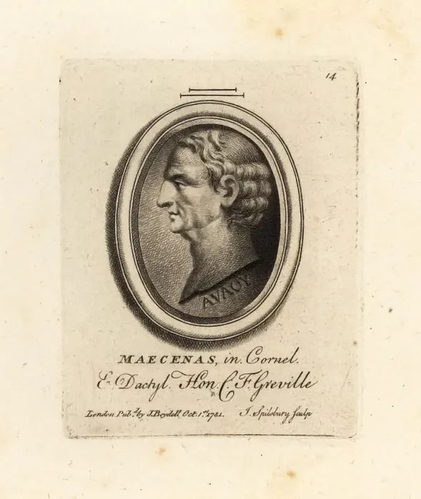 Framed Print : Bust of Maecenas, political advisor to Octavian Framed Print : Bust of Maecenas, political advisor to Octavian