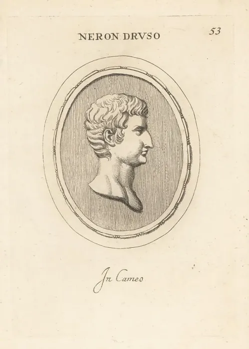 Framed Print : Bust of Nero Claudius Drusus, Roman emperor Framed Print : Bust of Nero Claudius Drusus, Roman emperor