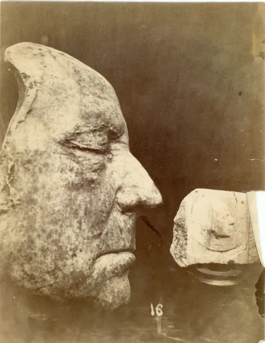 Framed Print : Bust produced by James Watt during his experiments Framed Print : Bust produced by James Watt during his experiments