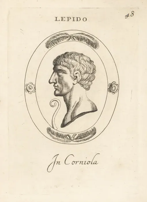 Framed Print : Bust profile of Lepidus, Triumvir, in carnelian Framed Print : Bust profile of Lepidus, Triumvir, in carnelian