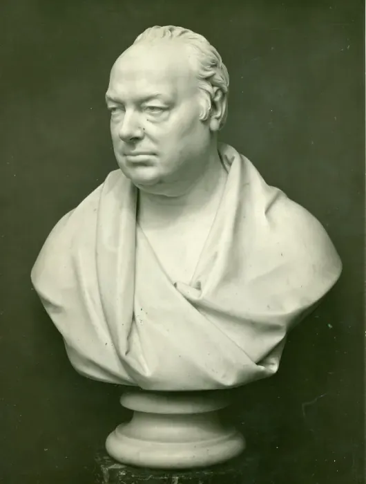 Framed Print : Bust sculptured by Henry Weekes of Henry Maudslay Framed Print : Bust sculptured by Henry Weekes of Henry Maudslay
