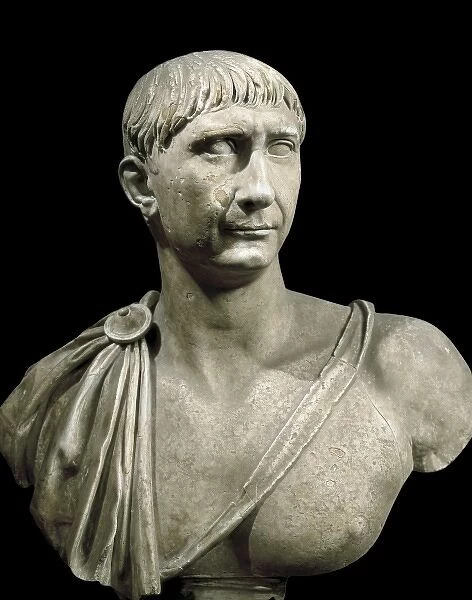 Bust of Trajan. ca. 108. Roman art. Early Empire