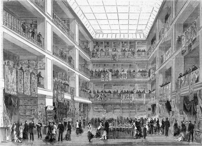 Framed Print : A busy scene at la Ville de Saint-Denis Framed Print : A busy scene at la Ville de Saint-Denis