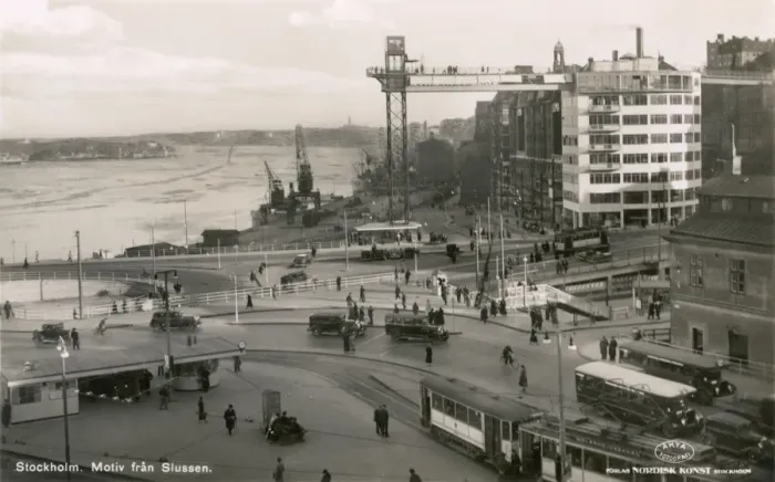 Framed Print : Busy waterfront scene, Stockholm, Sweden Framed Print : Busy waterfront scene, Stockholm, Sweden