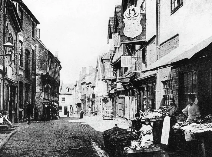Framed Print : Butcher Row, Coventry Framed Print : Butcher Row, Coventry