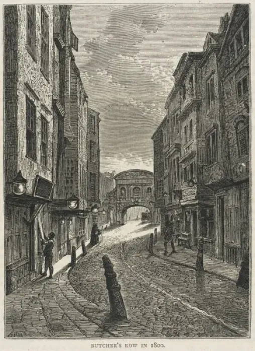 Framed Print : Butchers Row Framed Print : Butchers Row