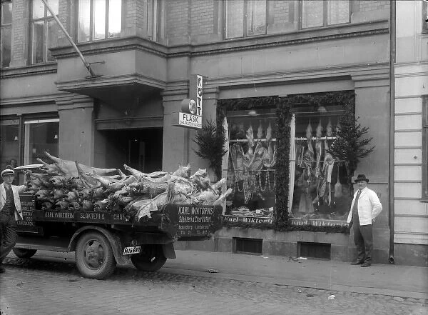Butchers shop 1933