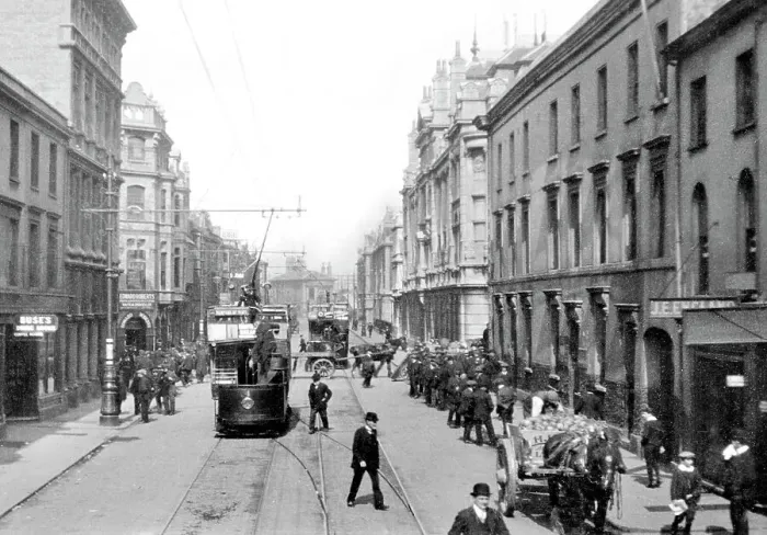 Framed Print : Bute Street, Cardiff early 1900's Framed Print : Bute Street, Cardiff early 1900's