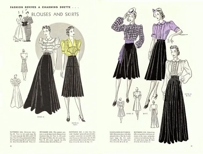 Framed Print : Butterick Fashion News