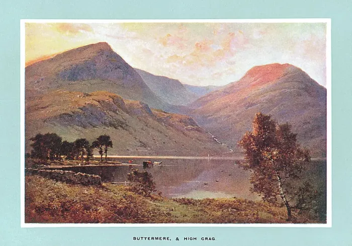 Framed Print : Buttermere and High Crag Framed Print : Buttermere and High Crag
