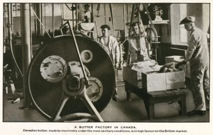 Framed Print : Buttery Factory - Canada Framed Print : Buttery Factory - Canada