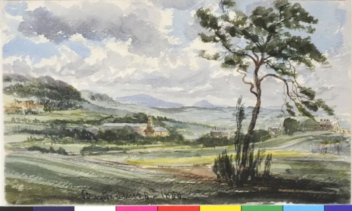 Framed Print : Buxton (1850). Moore, James 1819 - 1883. Date: 1850 Framed Print : Buxton (1850). Moore, James 1819 - 1883. Date: 1850