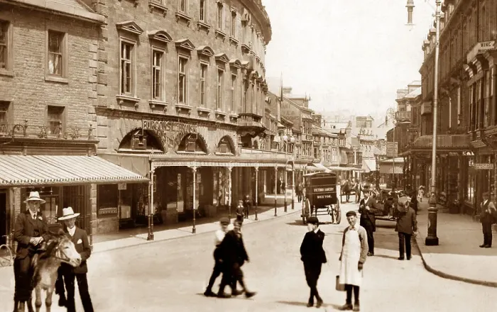 Framed Print : Buxton Spring Gardens early 1900s Framed Print : Buxton Spring Gardens early 1900s