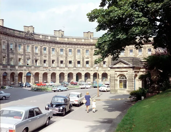 Framed Print : Buxton - St Ann's Well and Crescent Framed Print : Buxton - St Ann's Well and Crescent