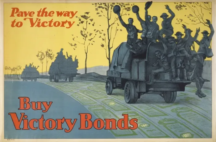 Framed Print : Buy War Bonds. Pave the way to victory Framed Print : Buy War Bonds. Pave the way to victory