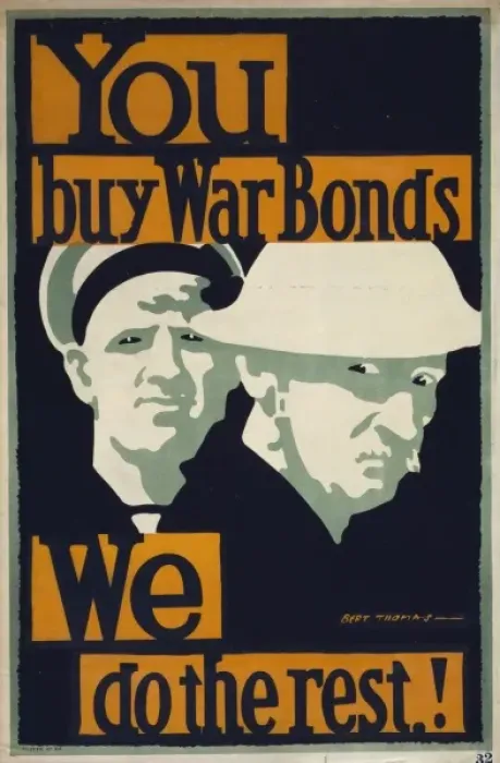 Framed Print : You buy war bonds. We do the rest Framed Print : You buy war bonds. We do the rest