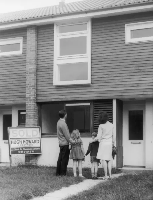 Framed Print : Buying a House 1960S Framed Print : Buying a House 1960S