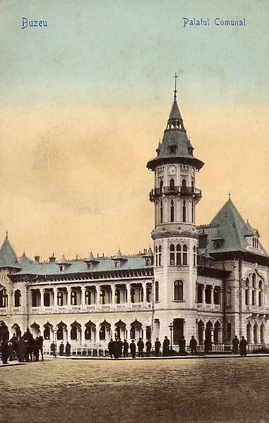 Buzeu, Romania - Palatul Comunal