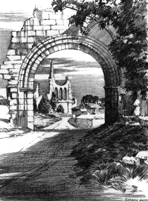 Framed Print : Byland Abbey, Yorkshire Framed Print : Byland Abbey, Yorkshire
