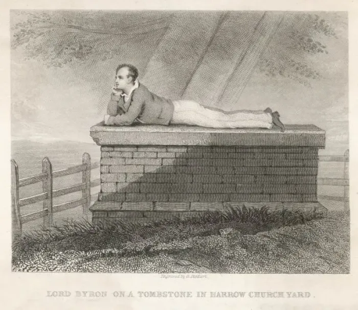 Framed Print : Byron at Harrow Framed Print : Byron at Harrow