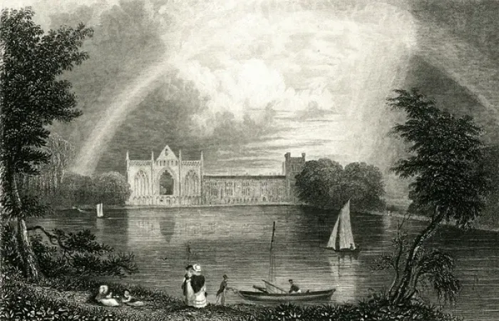 Framed Print : Byron / Newstead Abbey Framed Print : Byron / Newstead Abbey