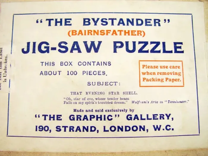 Framed Print : The Bystander Jigsaw By Capt Bruce Bairnsfather Framed Print : The Bystander Jigsaw By Capt Bruce Bairnsfather