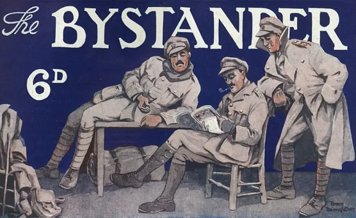 Framed Print : Bystander masthead 1917 Framed Print : Bystander masthead 1917