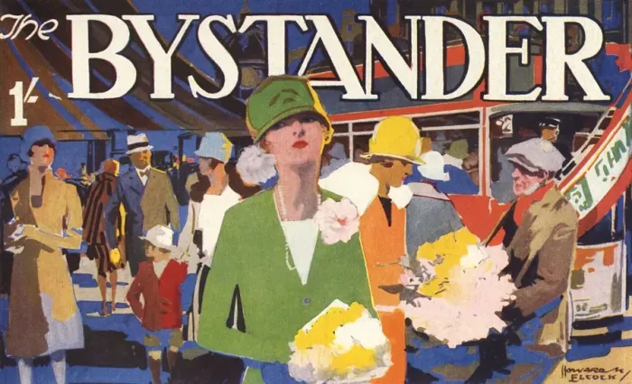 Framed Print : Bystander masthead design, 1927 Framed Print : Bystander masthead design, 1927