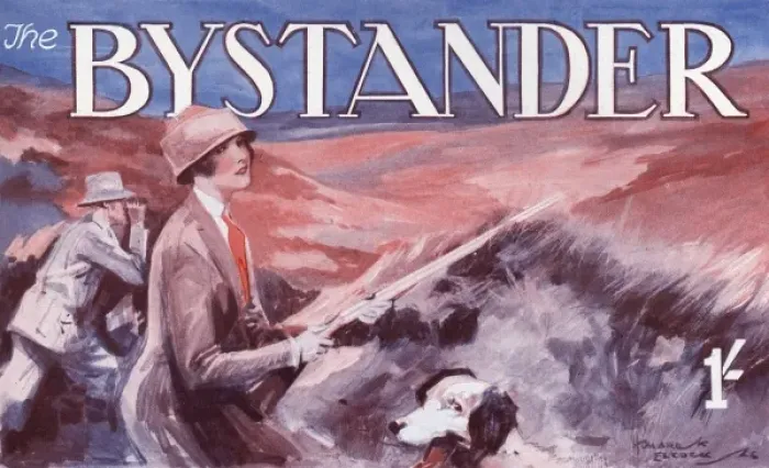 Framed Print : Bystander masthead design, 1927 - Glorious Twelfth Framed Print : Bystander masthead design, 1927 - Glorious Twelfth
