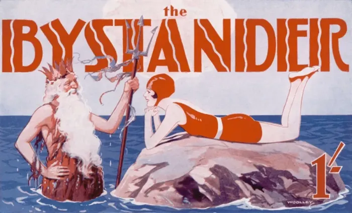 Framed Print : Bystander masthead by Harry Woolley, 1930 Framed Print : Bystander masthead by Harry Woolley, 1930