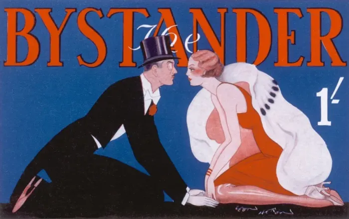 Framed Print : Bystander masthead by Leon Heron, 1930 Framed Print : Bystander masthead by Leon Heron, 1930