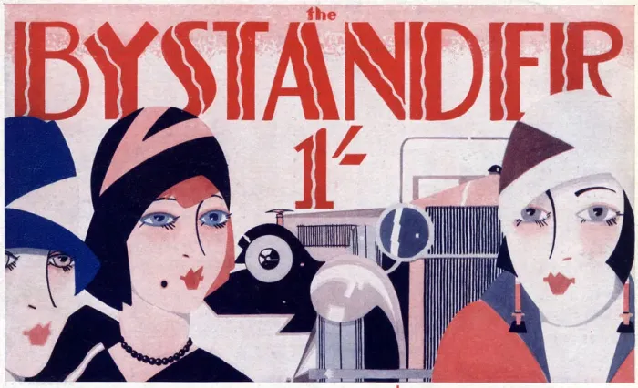 Framed Print : Bystander masthead, Motor Show number 1930 Framed Print : Bystander masthead, Motor Show number 1930