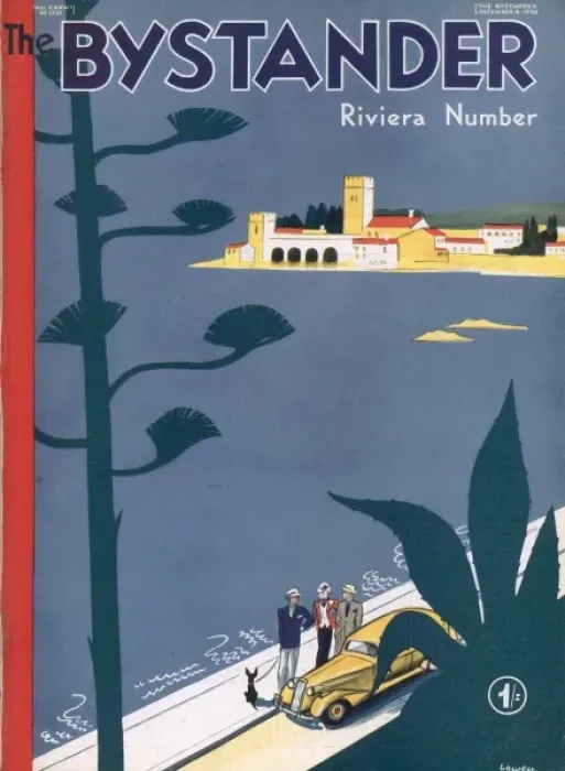 Framed Print : The Bystander Riviera Number 1936 Framed Print : The Bystander Riviera Number 1936