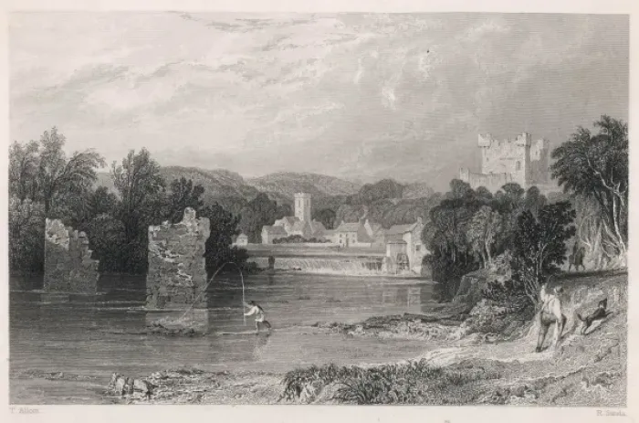 Framed Print : Bywell Northumberland