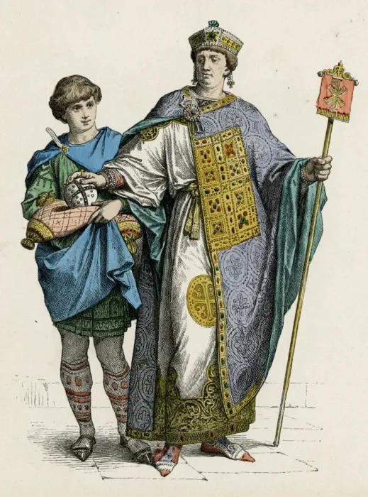 Framed Print : Byzantine Emperor Framed Print : Byzantine Emperor