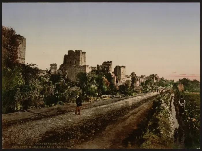 Framed Print : Byzantine wall near Irdikale, Constantinople, Turkey Framed Print : Byzantine wall near Irdikale, Constantinople, Turkey