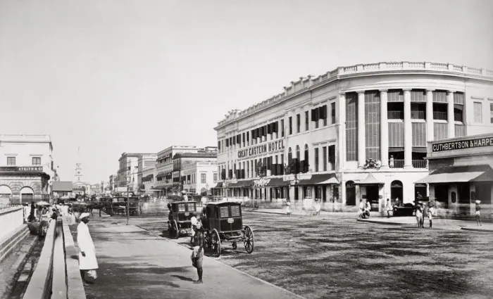 Framed Print : c. 1860s India - Great Eastern Hotel Calcutta Kolkata Framed Print : c. 1860s India - Great Eastern Hotel Calcutta Kolkata