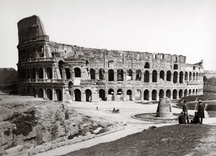 Framed Print : c. 1870s Italy Rome - the Colosseum Framed Print : c. 1870s Italy Rome - the Colosseum