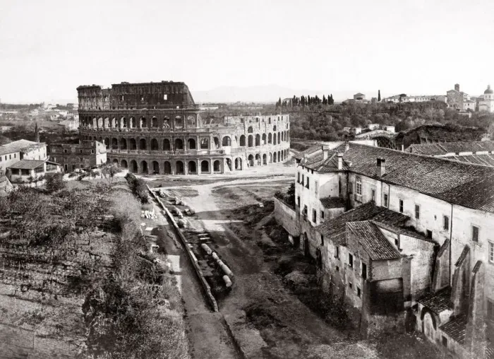 Framed Print : c. 1870s Italy Rome - the Colosseum Framed Print : c. 1870s Italy Rome - the Colosseum