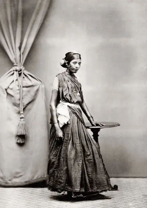 Framed Print : c. 1870s South East Asia - image of a Hindu woman Framed Print : c. 1870s South East Asia - image of a Hindu woman