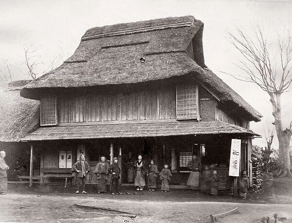 c. 1871 Japan - country tea house - from The Far East magazine