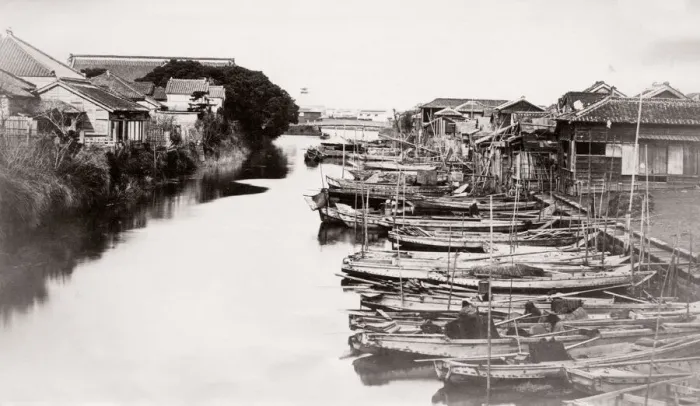 Framed Print : c. 1871 Japan - Tsukidji Tokyo - from The Far East magazine Framed Print : c. 1871 Japan - Tsukidji Tokyo - from The Far East magazine