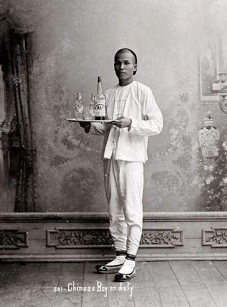 c. 1880 South East Asia - Chinese servant, Singapore