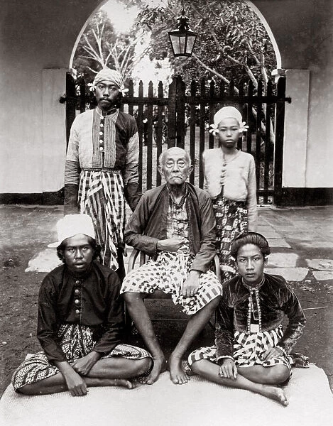 c. 1880 South East Asia - the Rajah of Lombok, Indonesia
