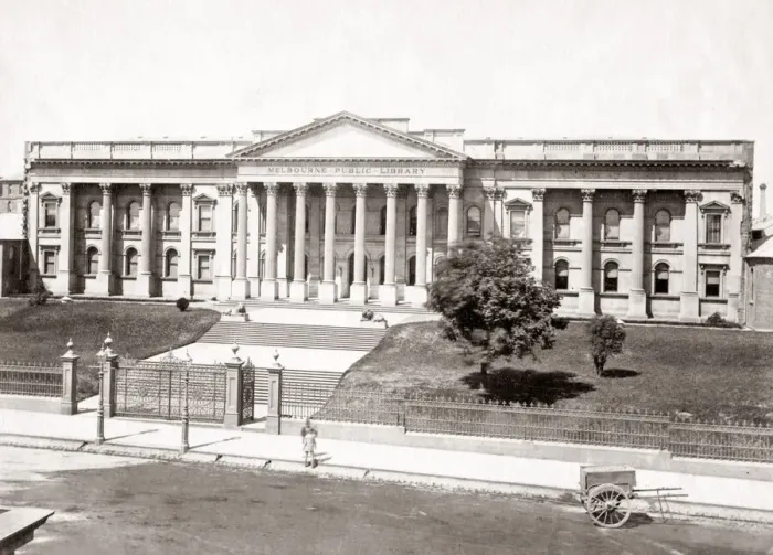 Framed Print : c. 1880s Australia Melbourne - Public Library Framed Print : c. 1880s Australia Melbourne - Public Library