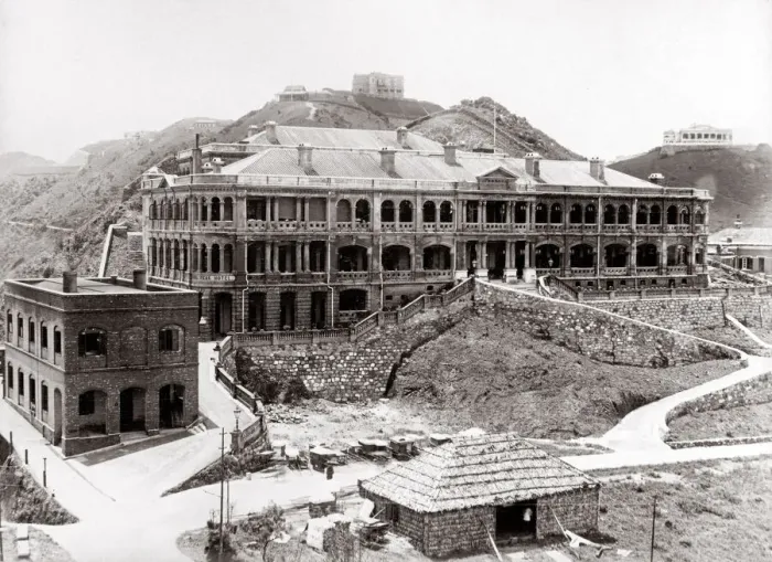 Framed Print : c. 1880s China - hotel on The Peak Hong Kong Framed Print : c. 1880s China - hotel on The Peak Hong Kong