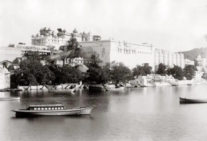 Framed Print : c. 1880s India - City Palace, Udaipur Framed Print : c. 1880s India - City Palace, Udaipur