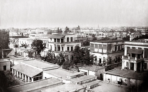C. 1880S India - city skyline, probably Calcutta, Kolkata