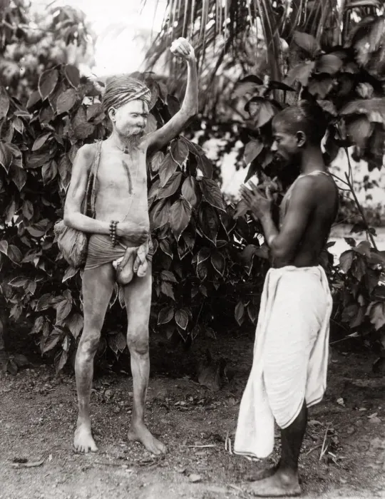 Framed Print : c. 1880s India - fakir or holy man Framed Print : c. 1880s India - fakir or holy man