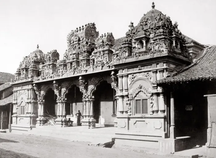 Framed Print : c. 1880s India - Hindu temple Ceylon Sri Lanka Framed Print : c. 1880s India - Hindu temple Ceylon Sri Lanka
